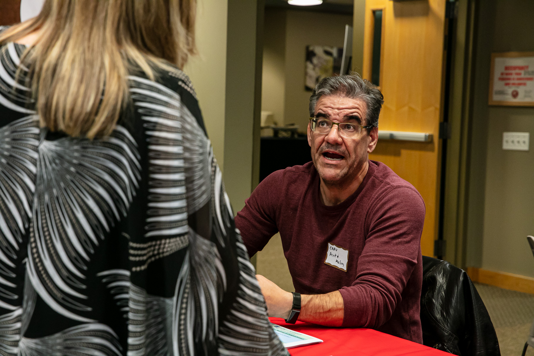 Department represetatives were present in providing information for services like print and mailing resources that adjunct faculty can utilize for their applicable course needs. (DePaul University/Randall Spriggs)